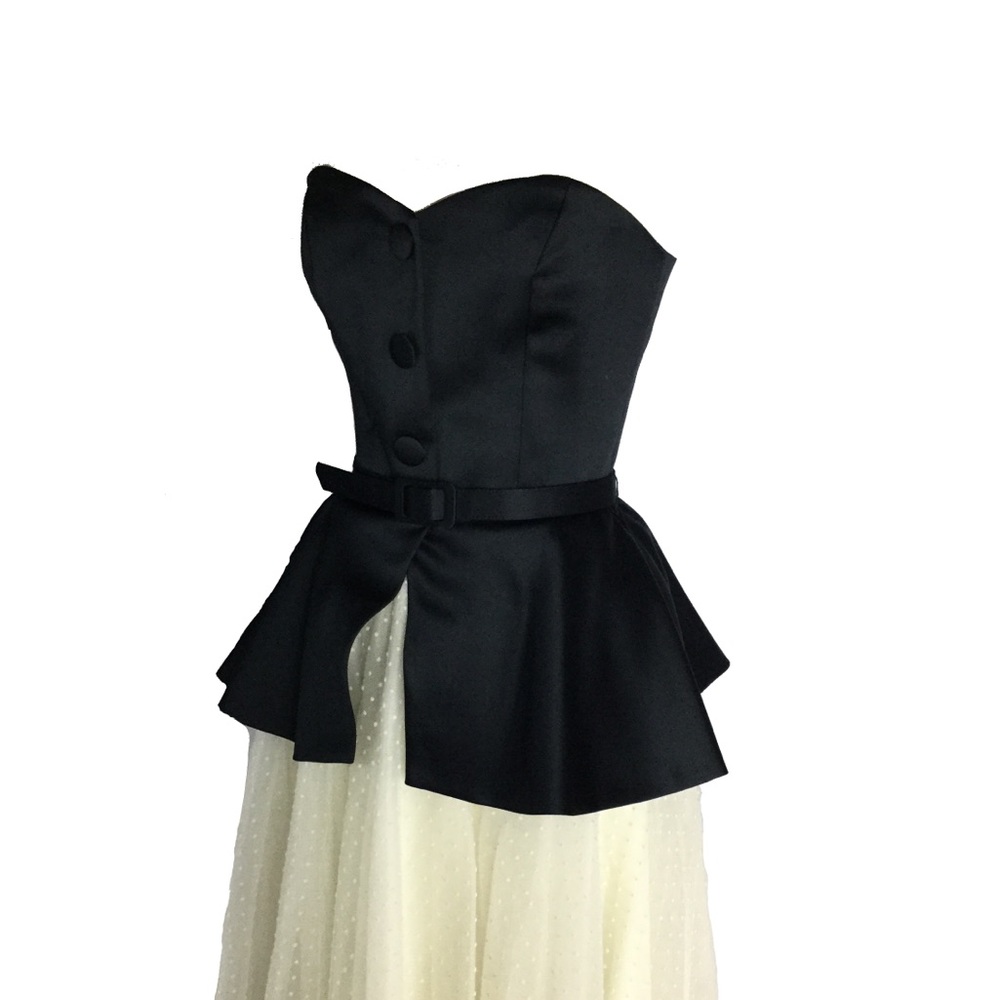 Satin evening bustier🍸